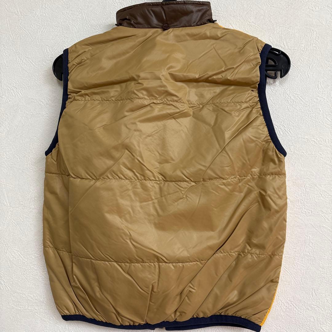 り*う様 新品タグ付き未使用ミキハウス　リバーシブル　ベスト付ジャンパー130