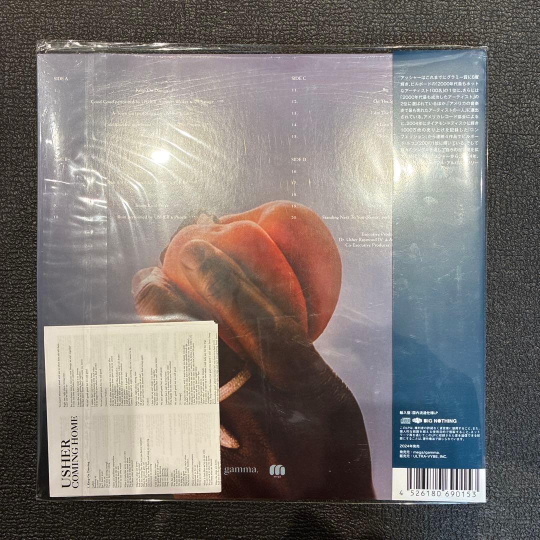 新品未開封 Usher Coming  アナログレコード アッシャー