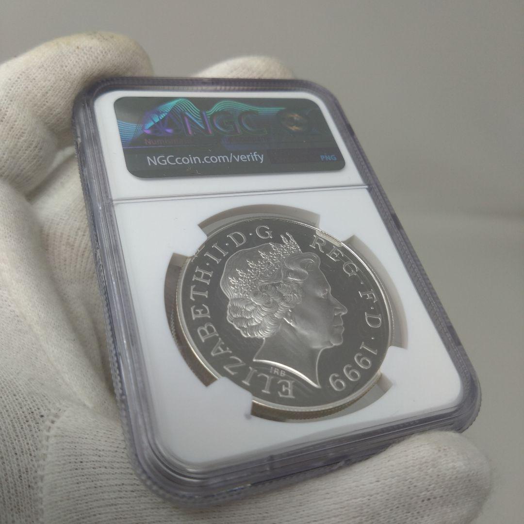 人気 PF68 ウルトラカメオ ダイアナ妃追悼記念　銀貨　1999年