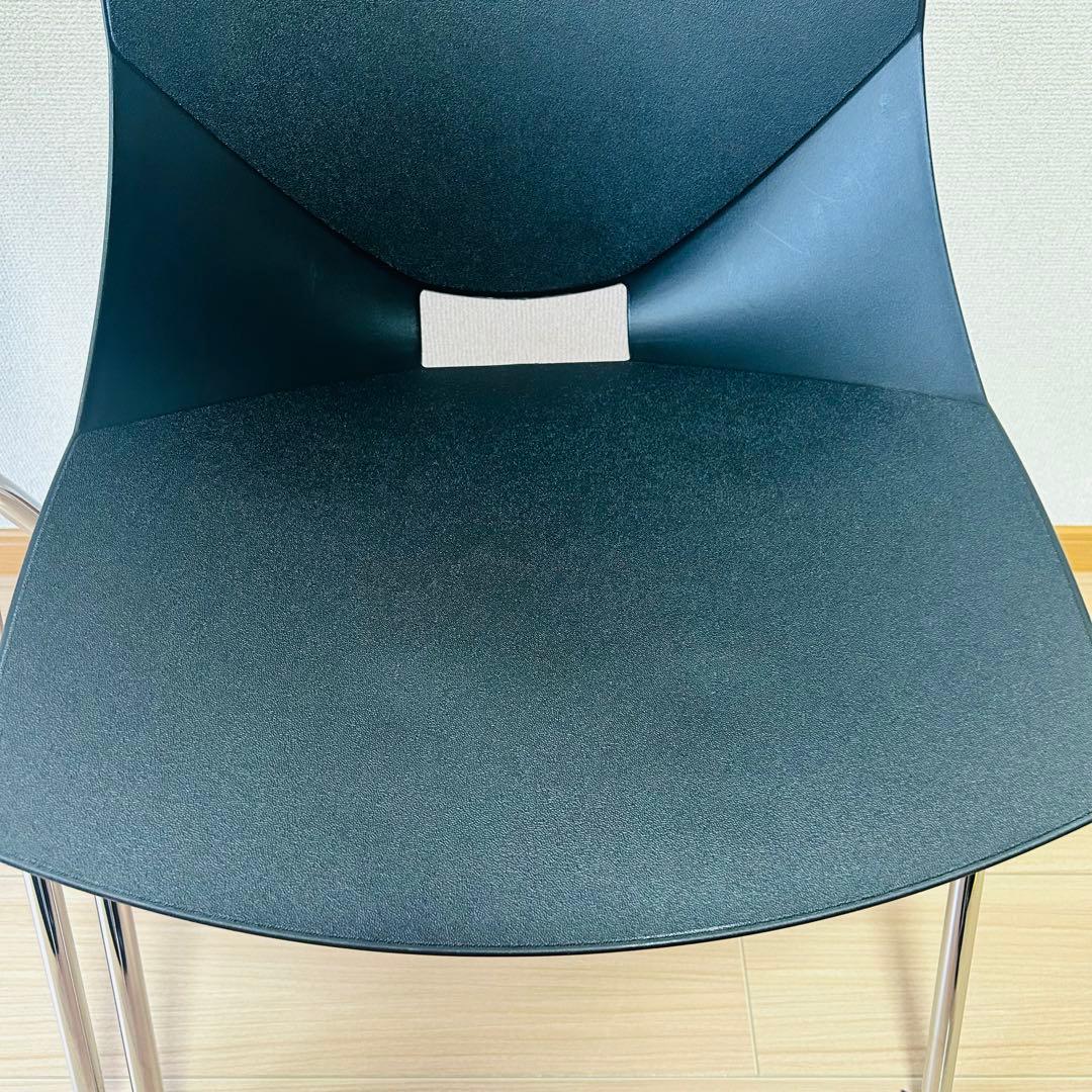 イタリア製　シンプルモダン KOSKA コスカチェア　2脚／ブラック