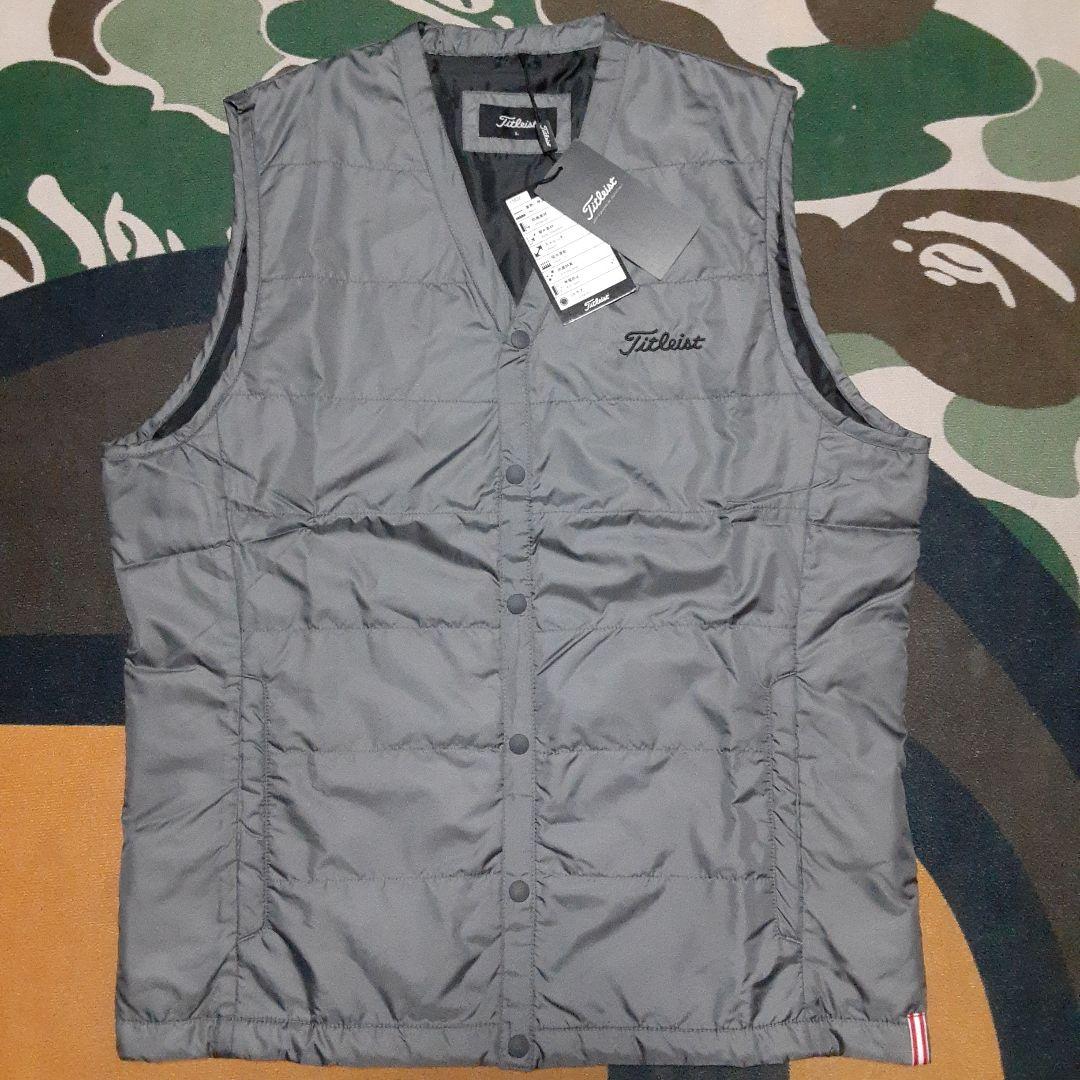 新品未使用 Titleist タイトリスト 蓄熱ナイロン キルティングベスト