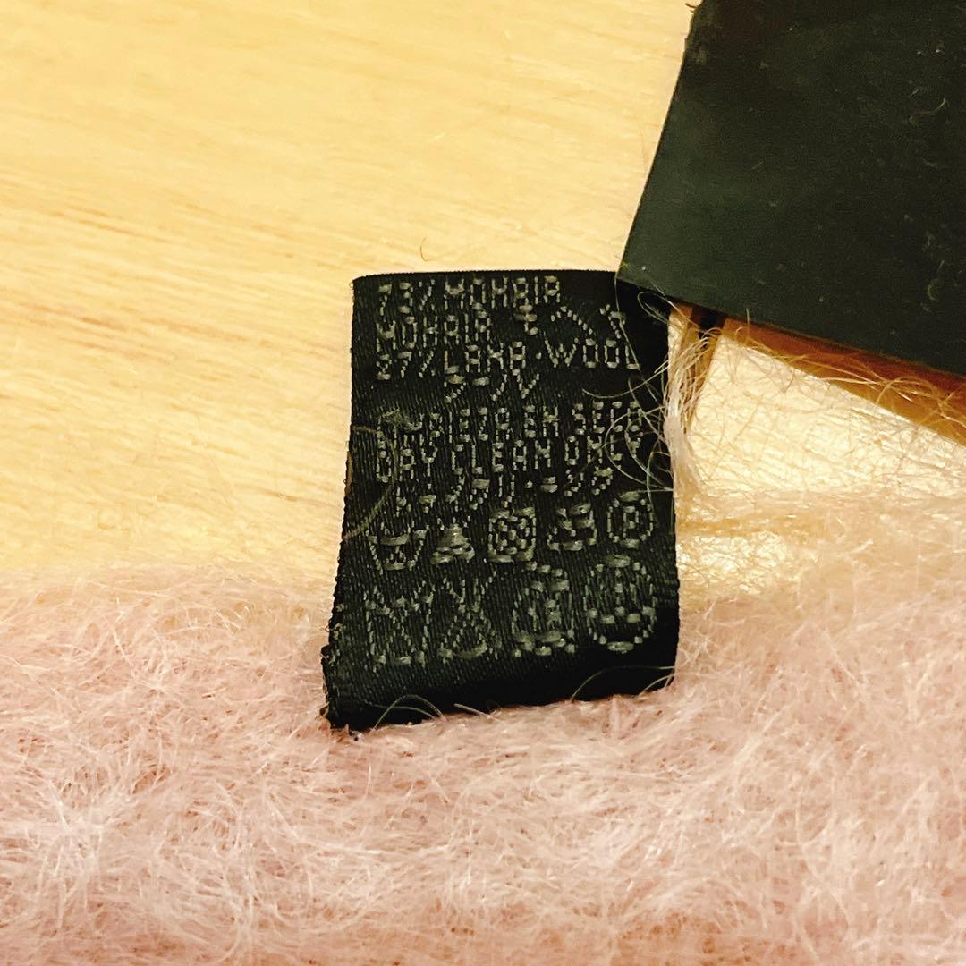 LOEWE モヘア ピンク マフラー