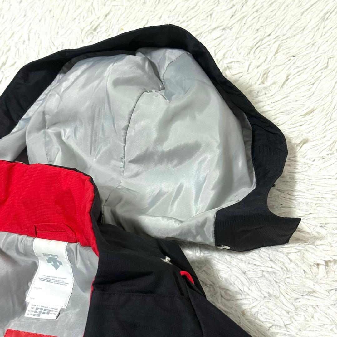 デサント スキーウェア サイズ160 上下セット 洗える 人気 フードヒートナビ