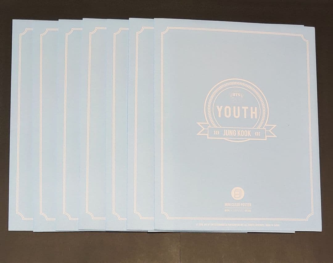 BTS 防弾少年団 ミニクリアポスター JUNGKOOK Loppi HMV限定