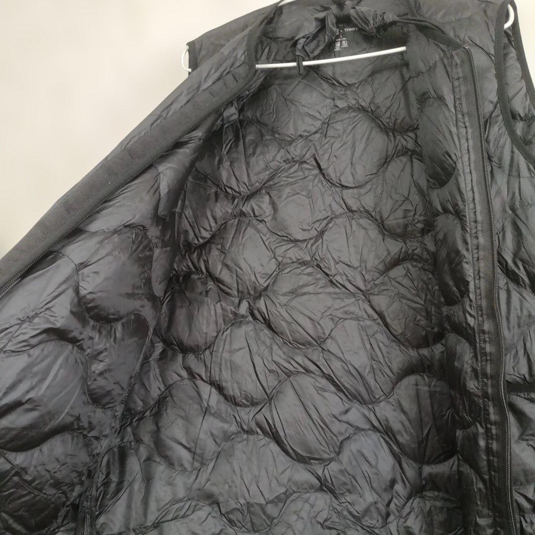 【完売品】ユニクロ × セオリー ウルトラライトダウン ロングベスト 黒 L