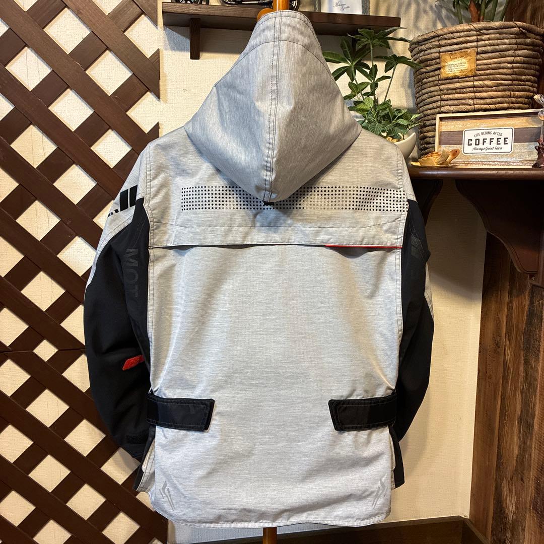 【ねこ】　アロフトフードジャケット M グレー×ブラック