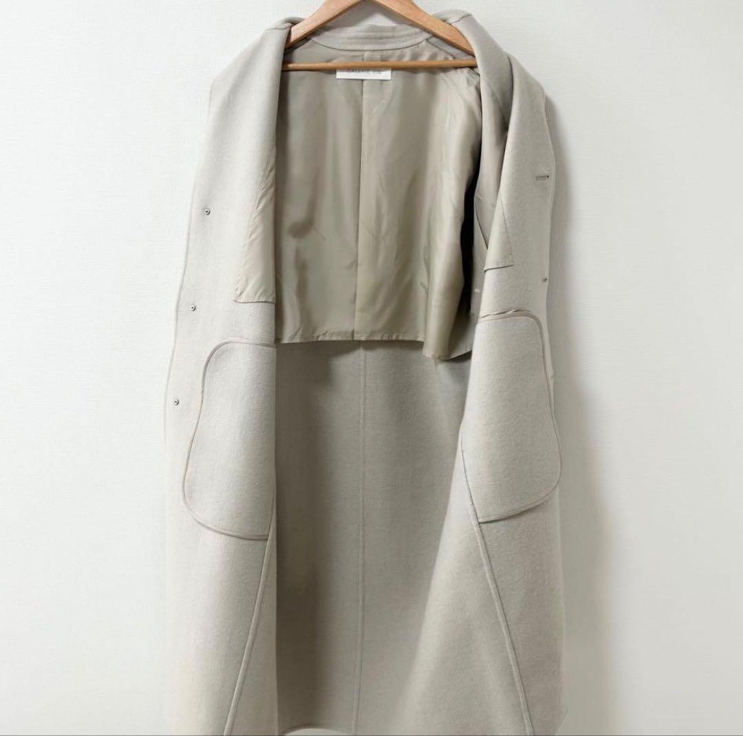 美品✨【GALERIE VIE】ライトメルトンチェスターコートMサイズ