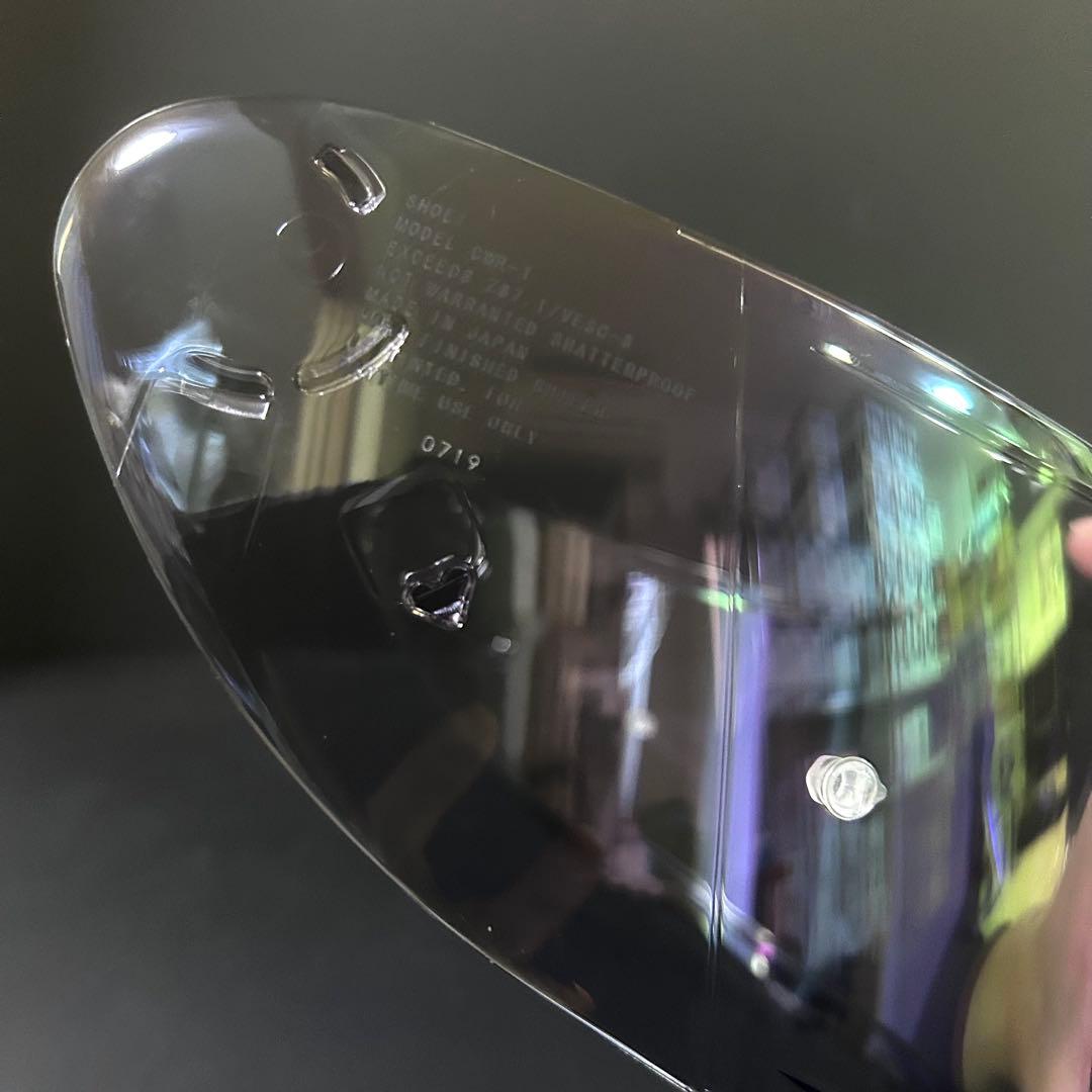 SHOEI純正 CWR-1 ミラーシールド X-14 Z-7 RYD チタンUV