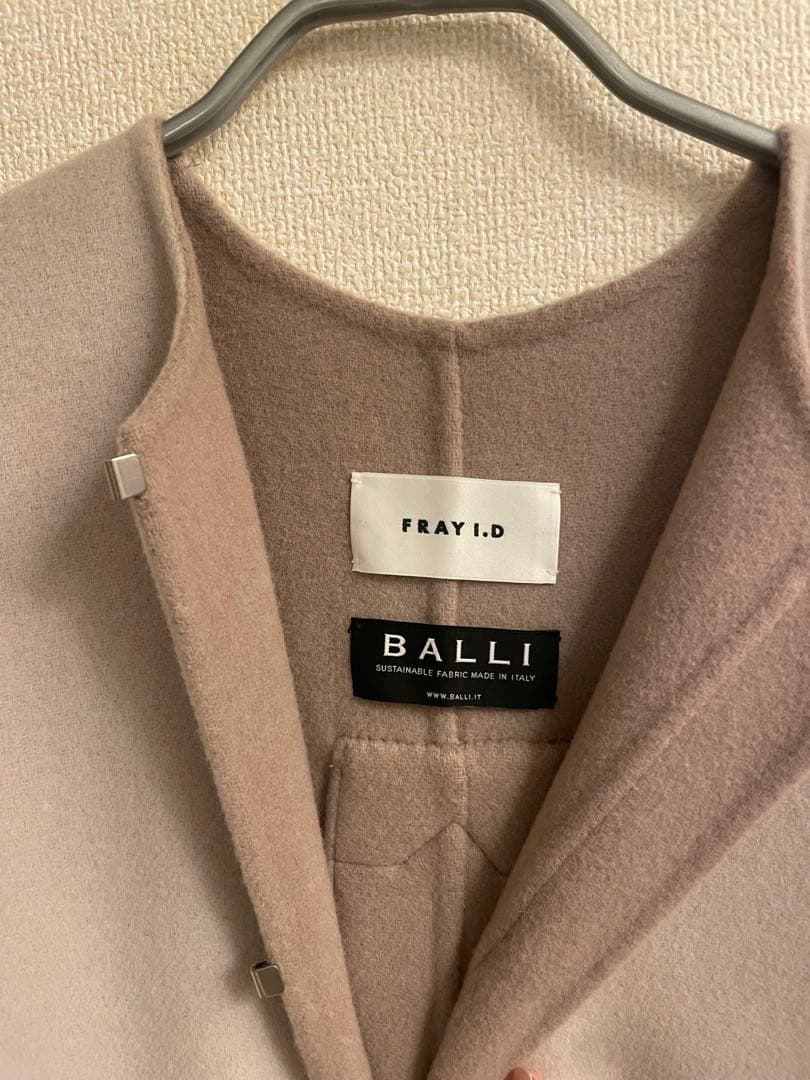 最終値下げ【美品】FRAY I.Dカシミヤ混 BALLI リバーコート