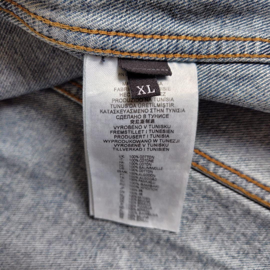 新品　現行　XL　ディーゼル　デニムジャケット　切り替え　グラデーション
