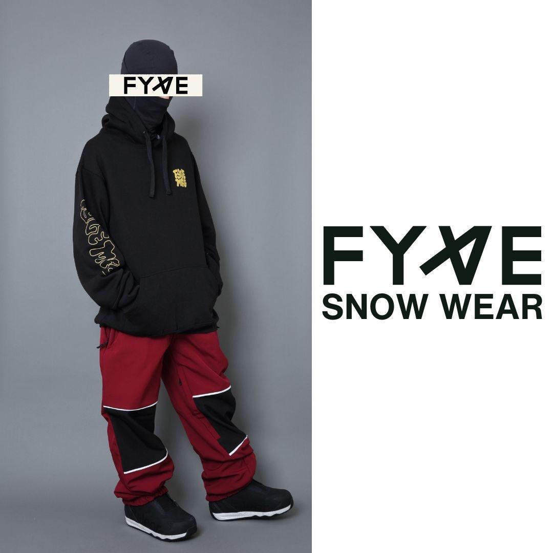 Fyve ファイブ スノーボードウェア フーディー パンツ XXL 新品 BK