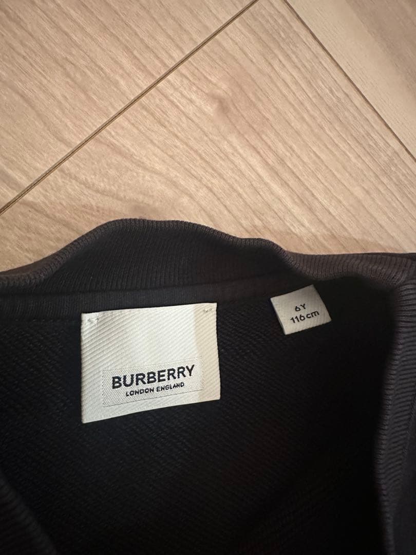 BURBERRY ブラック チェック柄 ワンピース 116cm