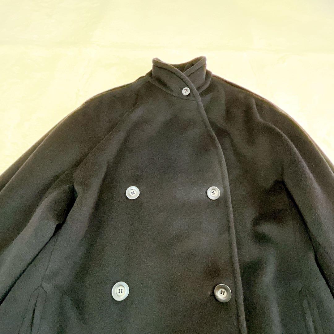 MaxMara sportmax最高級PIACENZAロングコート M ブラック