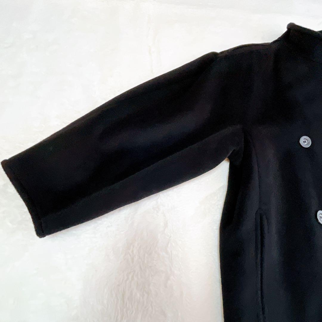 MaxMara sportmax最高級PIACENZAロングコート M ブラック