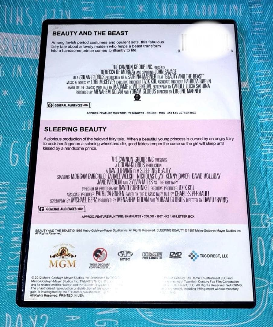 洋画・外国映画 Beauty & The Beast / Sleeping Beauty DVD