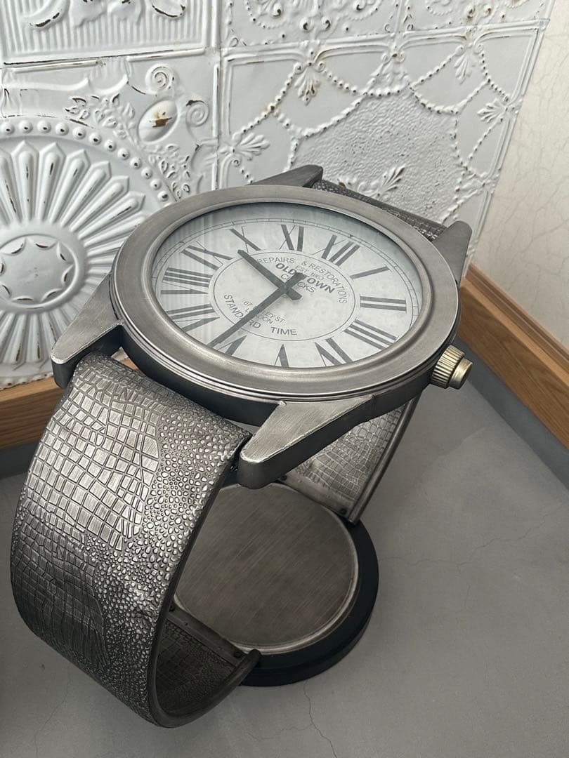 時計型　サイドテーブル　レア　おしゃれ