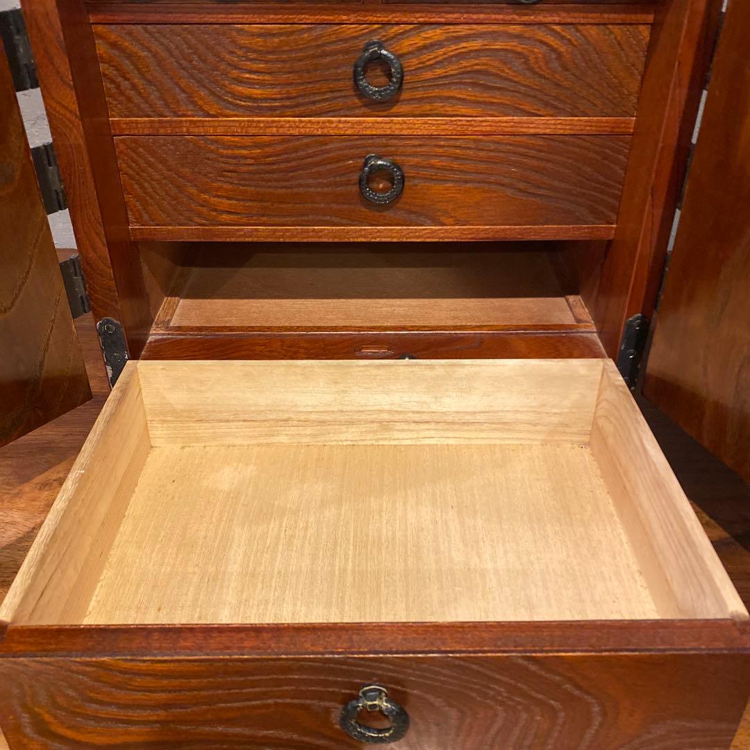 レトロ 時代箪笥 小引き出し チェスト 収納 アンティーク インテリア