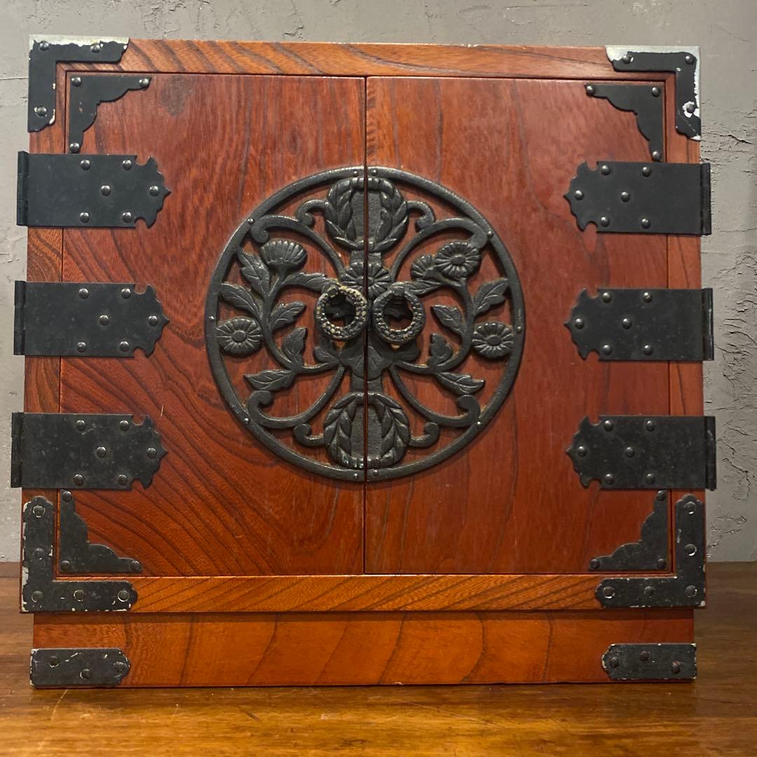 レトロ 時代箪笥 小引き出し チェスト 収納 アンティーク インテリア