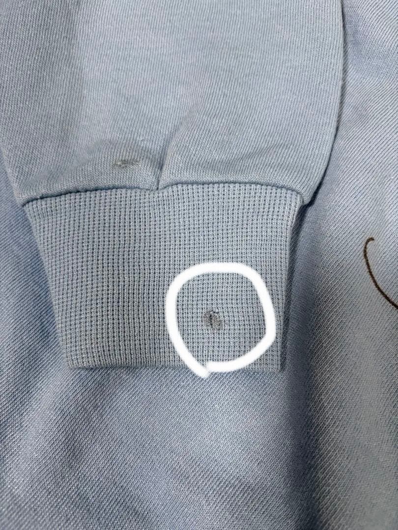 古着ヴィンテージディズニー　ミッキー　スウェット　水色　レディース