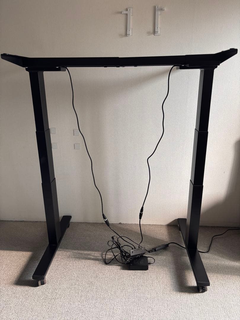 期間限定出品　電動昇降テーブル本体　ツインモーター　56cm〜119cm