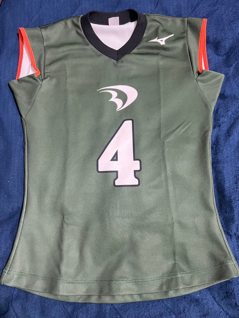 Mizuno バレーボールシャツ 4 大東文化大学　着用済5着セット