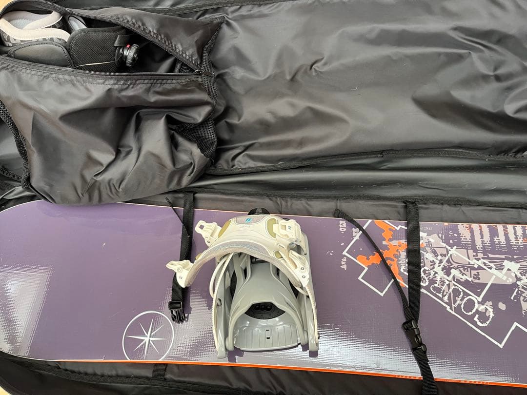 HEAD スノーボード 155cm ビンディング付 セット ケース付き