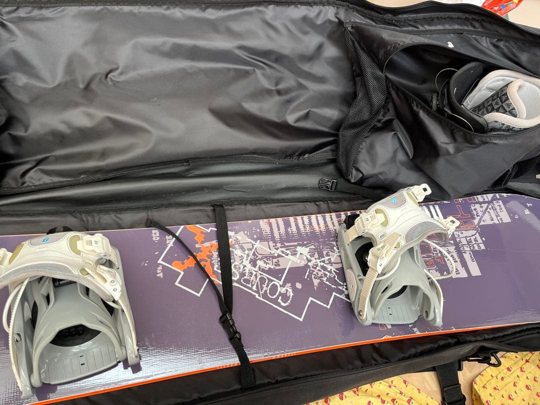 HEAD スノーボード 155cm ビンディング付 セット ケース付き