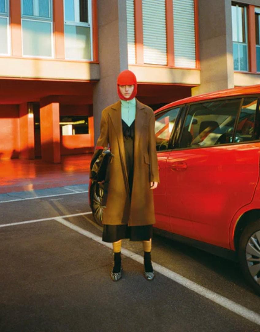 【新品】Plan C ウールレイヤードロングコート 38 定価29万円