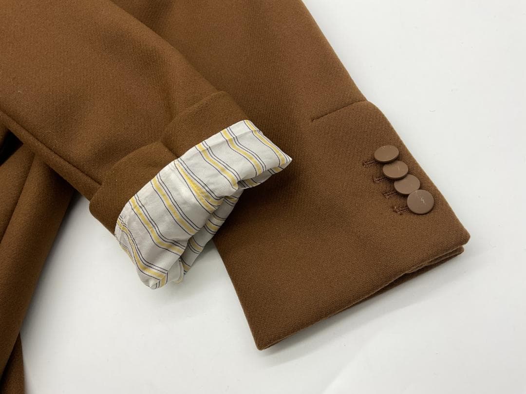 【新品】Plan C ウールレイヤードロングコート 38 定価29万円