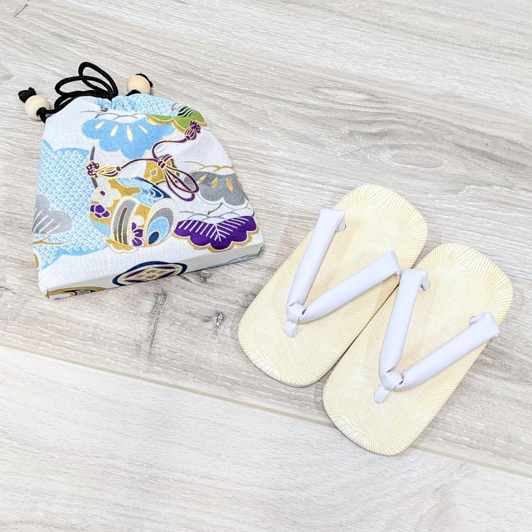 七五三 3歳 男児 ブランド 着物 被布コート セット 水色 紺 古典 KM2