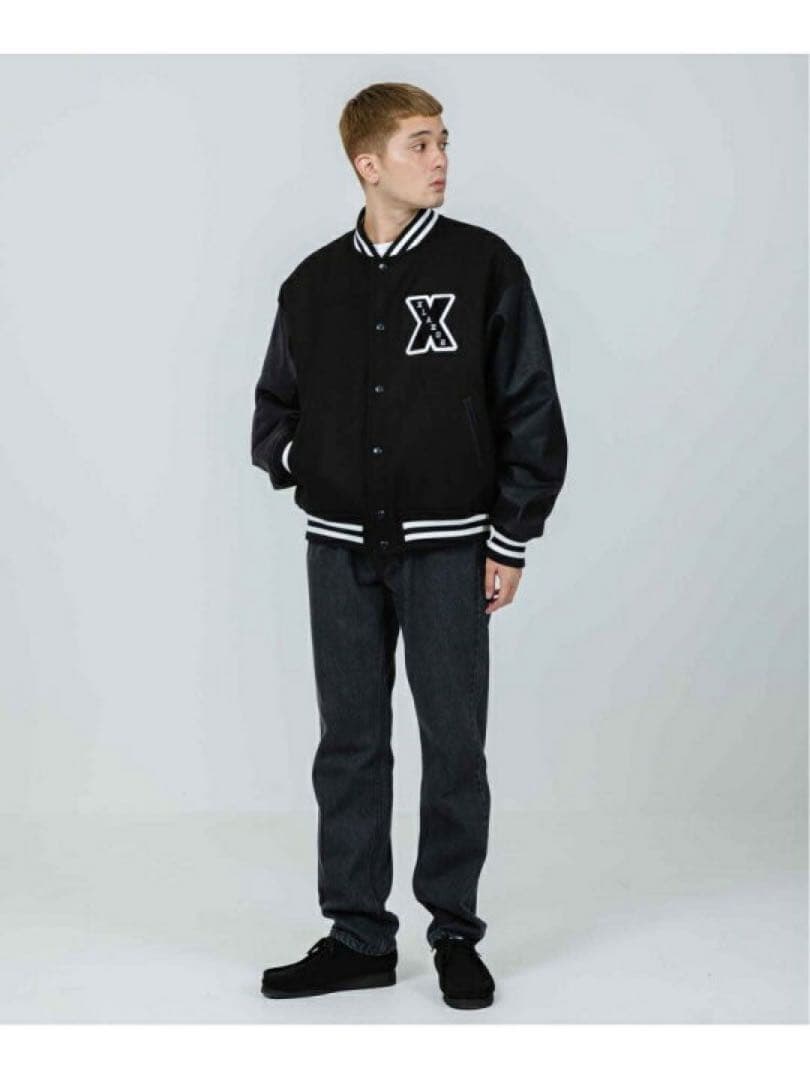 XLARGE スタジャン　ブラック 黒　サイズ　L