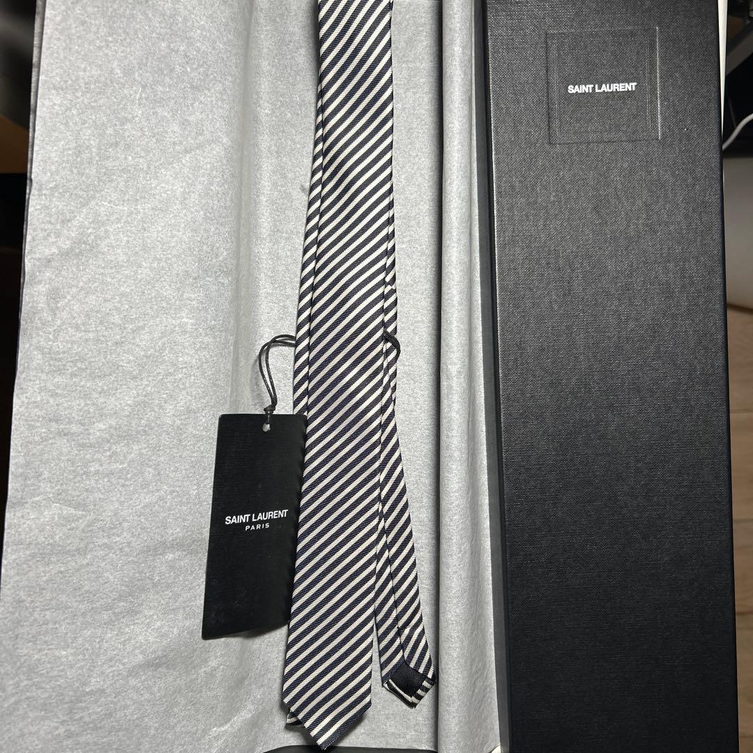 SAINT LAURENT PARIS サンローラン パリ ネクタイ ストライプ