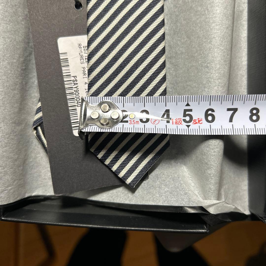 SAINT LAURENT PARIS サンローラン パリ ネクタイ ストライプ