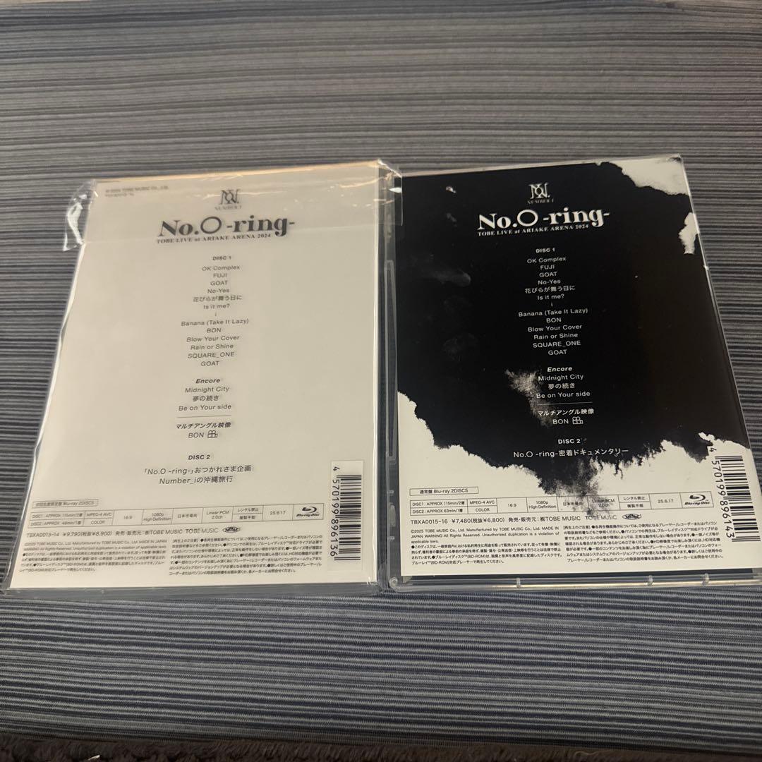 Number_i No.O-ring- 初回生産限定盤　通常盤