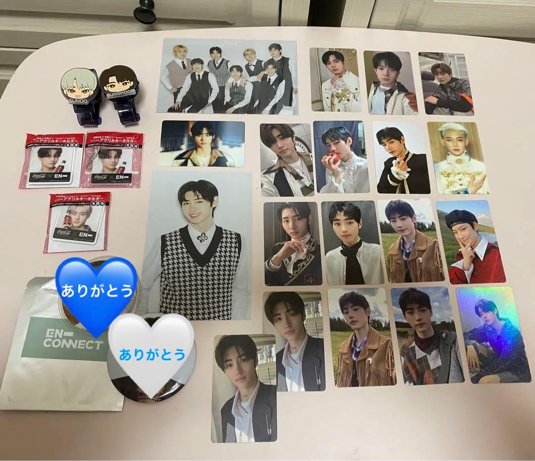 ソンフン ソヌ ヒスン ジョンウォン ニキ トレカ アクキー 缶バッチ