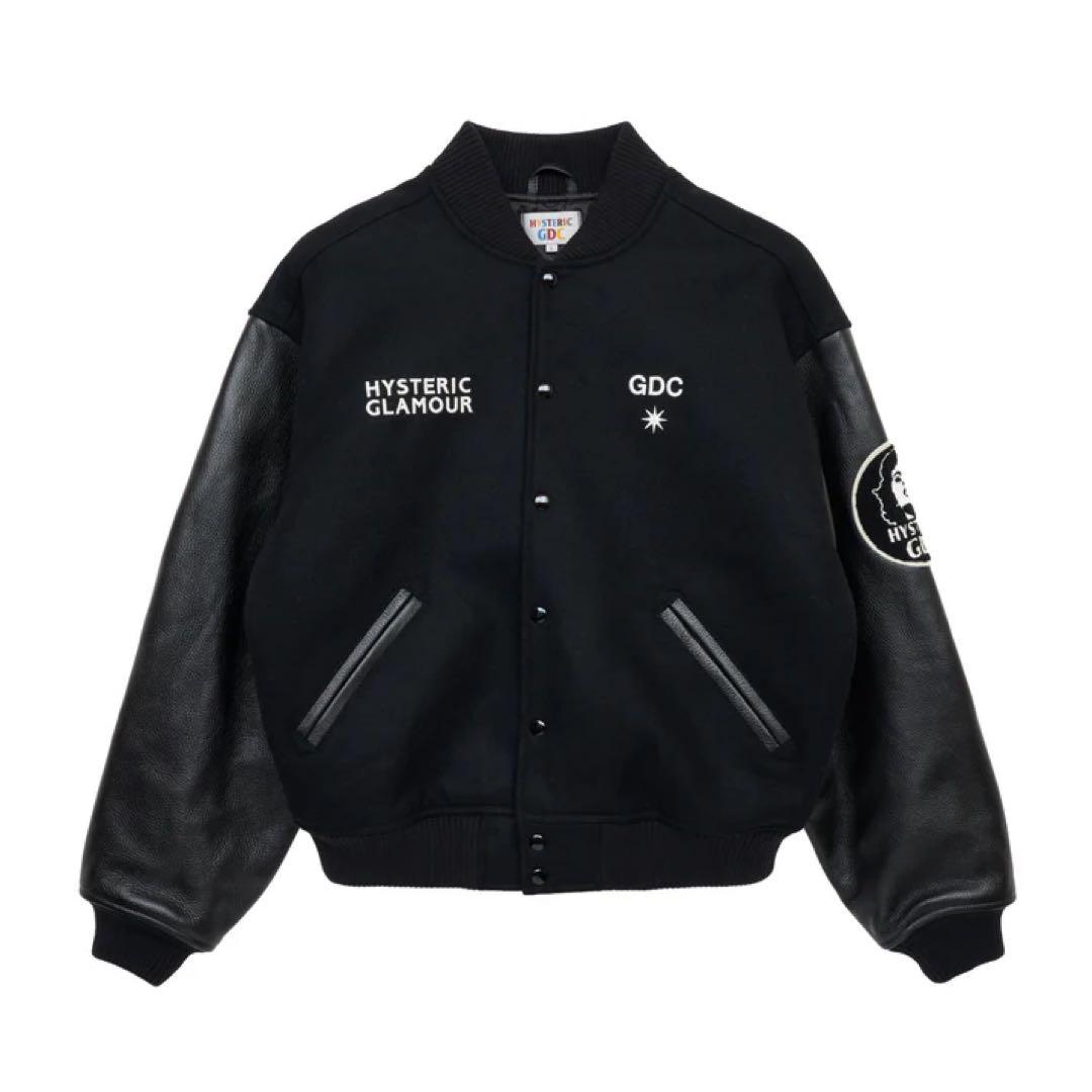 HYSTERIC GLAMOUR スタジャン black L