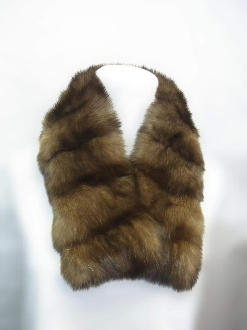 ゆきだるま◆新品◆ロシアンセーブルマフラー