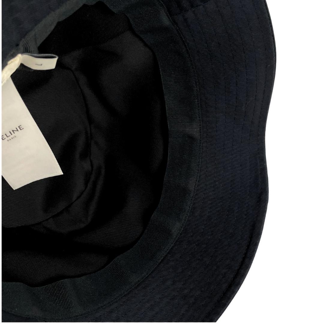 【新品】CELINE セリーヌ ロゴ バケットハット ブラック