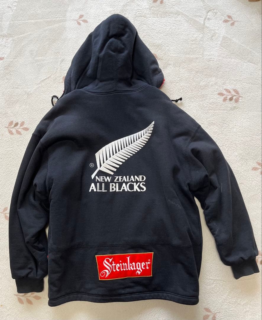 カンタベリー　ALL BLACKS オフィシャルフーディージャケット