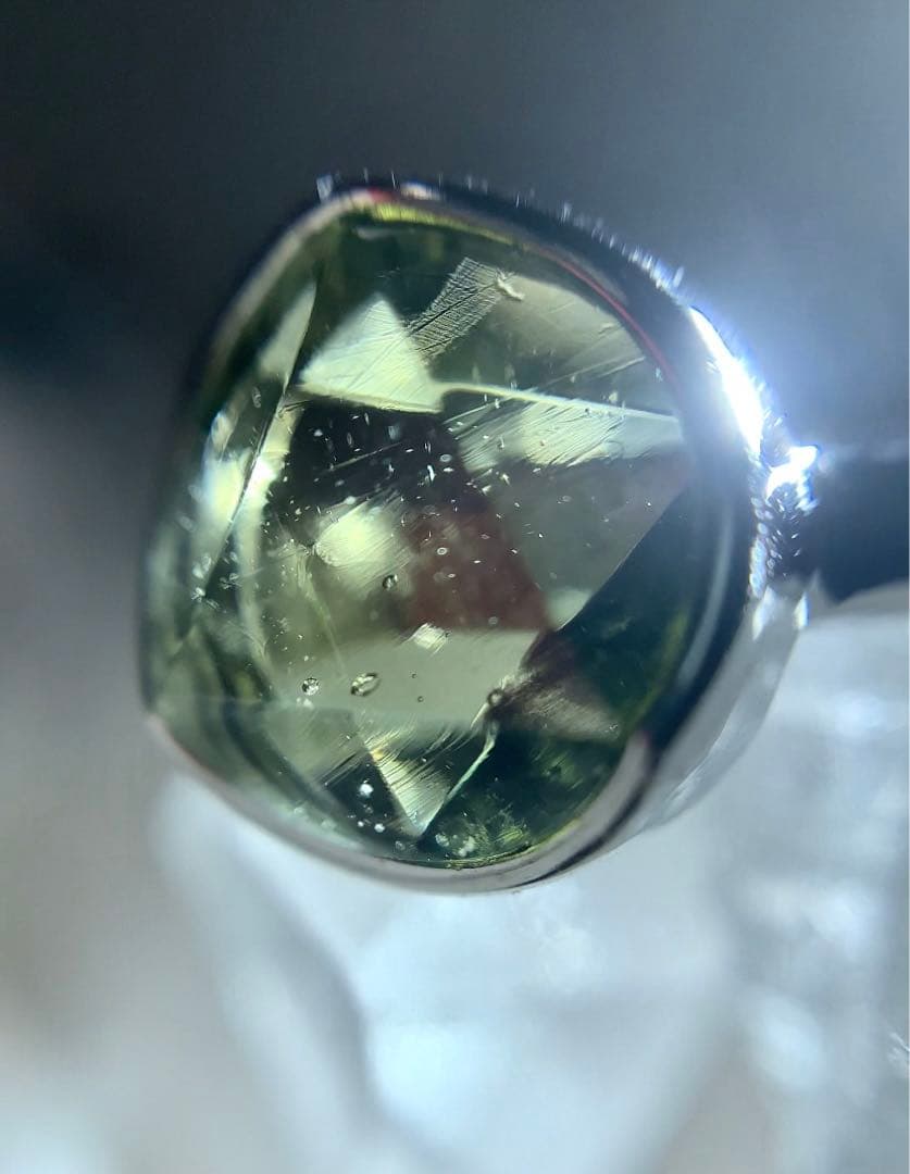 ★Manakali ★ 【高品質】モルダバイト　六芒星　リング