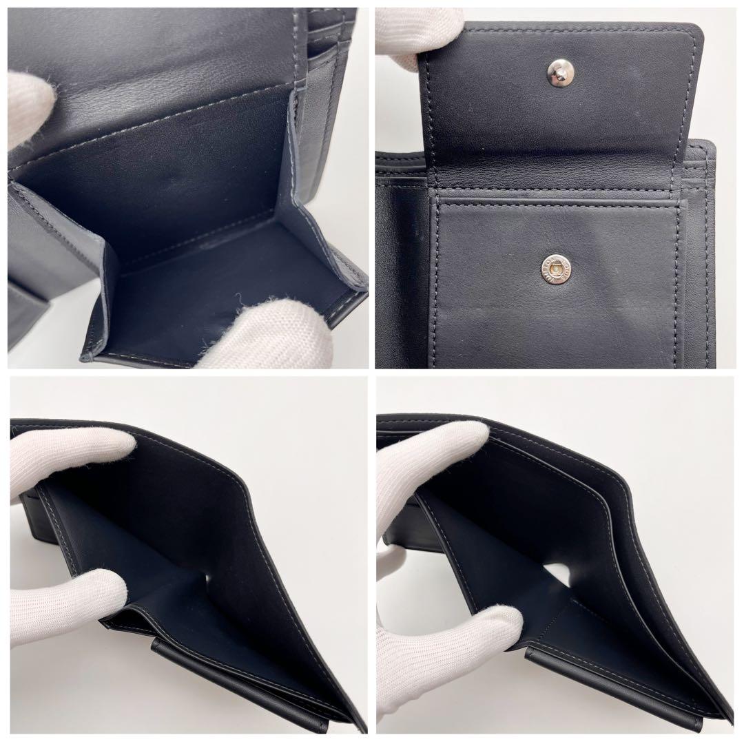 ルイヴィトン　ダミエコバルト 二つ折り財布　ポルトフォイユマルコ　コンパクト　紺