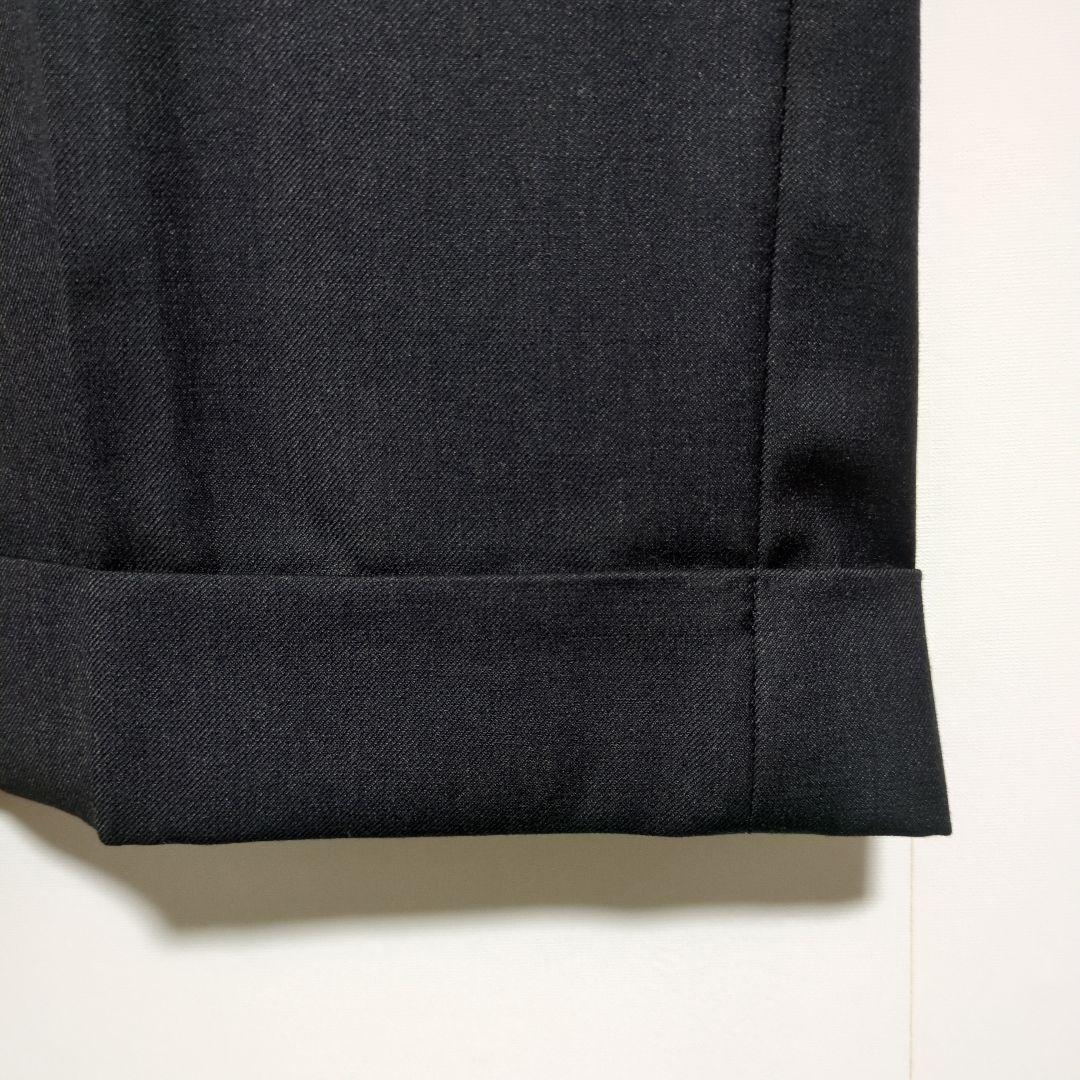イザイア　スーツ　セットアップ　黒　super130‘s　イタリア製　54