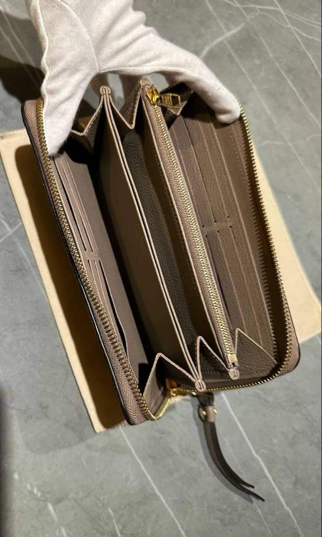 美品　ルイヴィトン アンプラント ジッピーウォレット トゥルトレール 財布