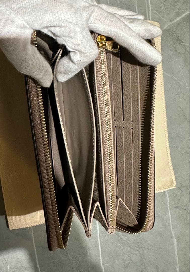 美品　ルイヴィトン アンプラント ジッピーウォレット トゥルトレール 財布