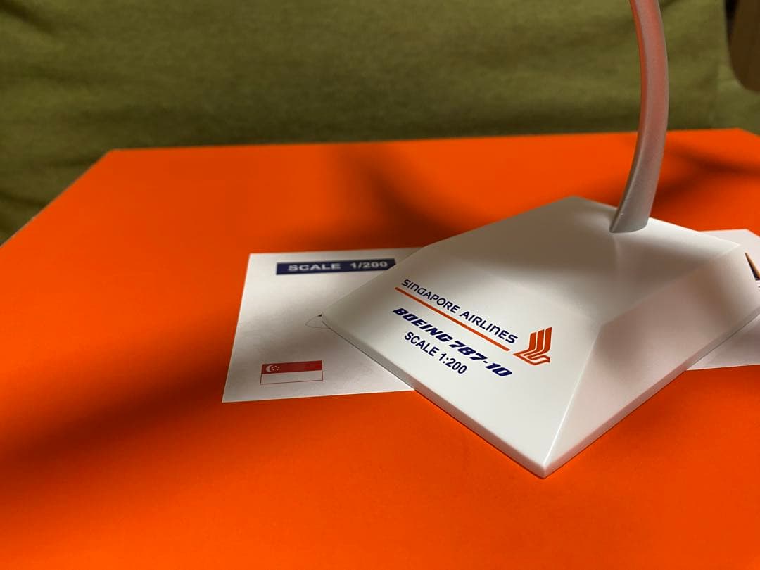 み*る様 シンガポール航空 ボーイング787-10 フラップダウン仕様