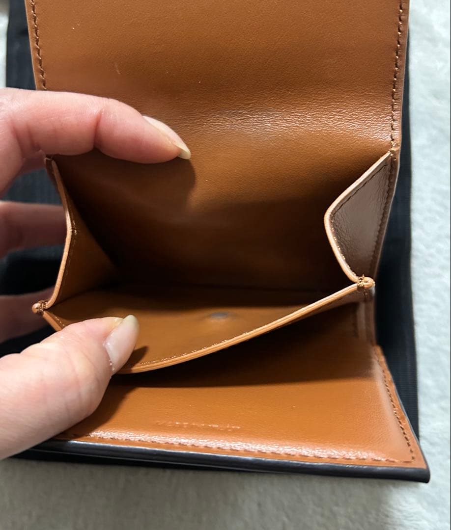 CELINE スモールフラップウォレット トリオンフ カーフスキン