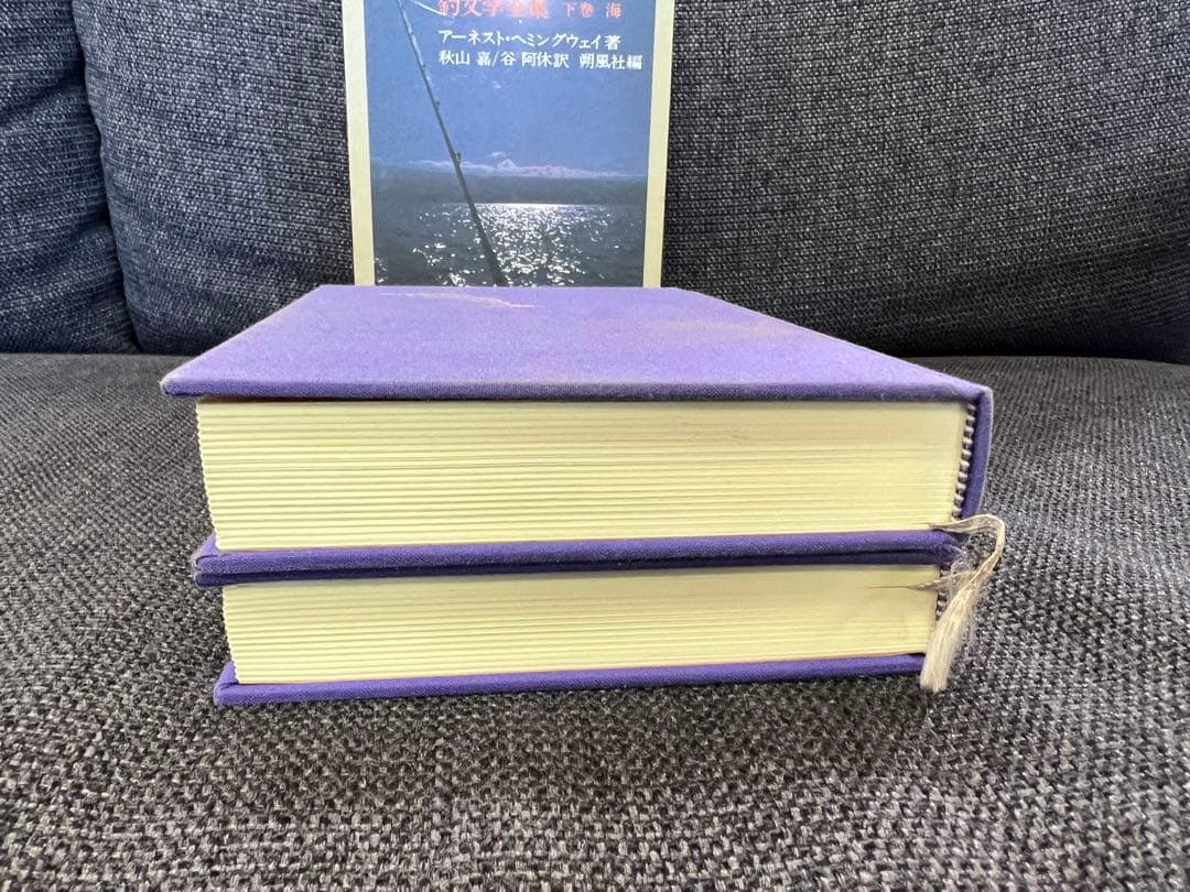 朔風社 ヘミングウェイ釣文学全集 鱒 海 全2巻セット 1980s 釣り本趣味