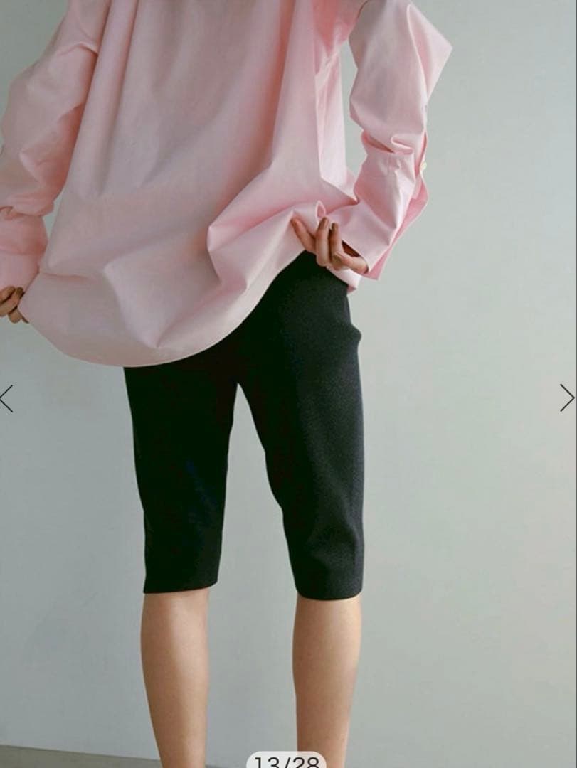 etretokyo エトレトウキョウ　ハイゲージバイカーニットパンツ