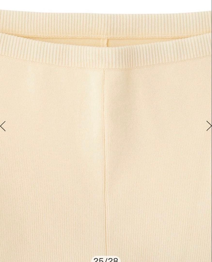 etretokyo エトレトウキョウ　ハイゲージバイカーニットパンツ