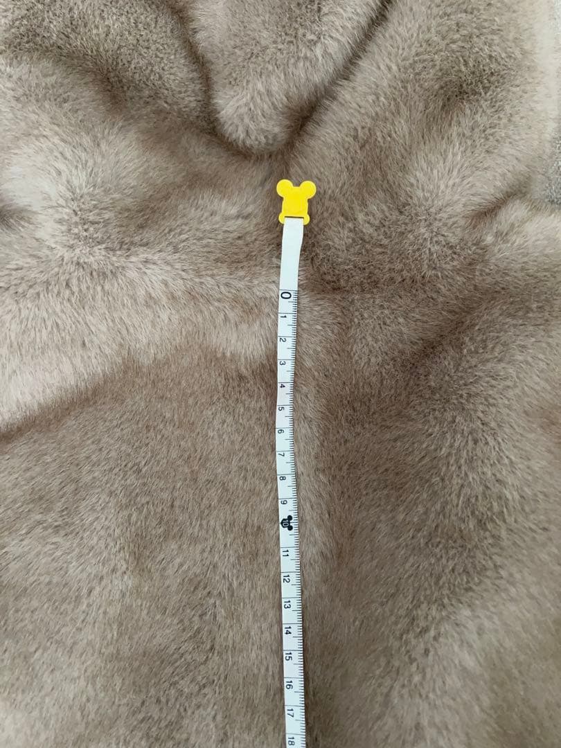 エリオポール　HELIOPOLE ミンク調フェイクファーフーディーブルゾン